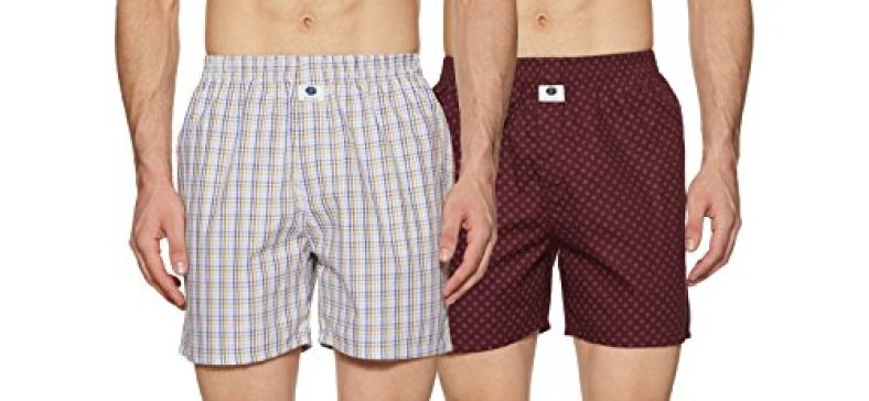 Amazon Brand – Symbol Men’S Printed Cotton Boxers (Pack Of 2)(Symbxpo2-33_3158 & 3856_Multicolor 3_S)