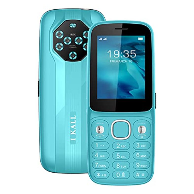 I Kall K24 Ultra Series Dual Sim Multimedia Keypad Mobile (2.4 Inch, 2500 Mah Battery, Strong Torch) (Green)