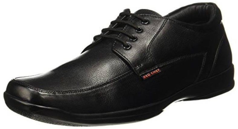 Red Chief Black Leather With Lace Formal Shoes For Men Rc3499 001_(Uk-10 India)