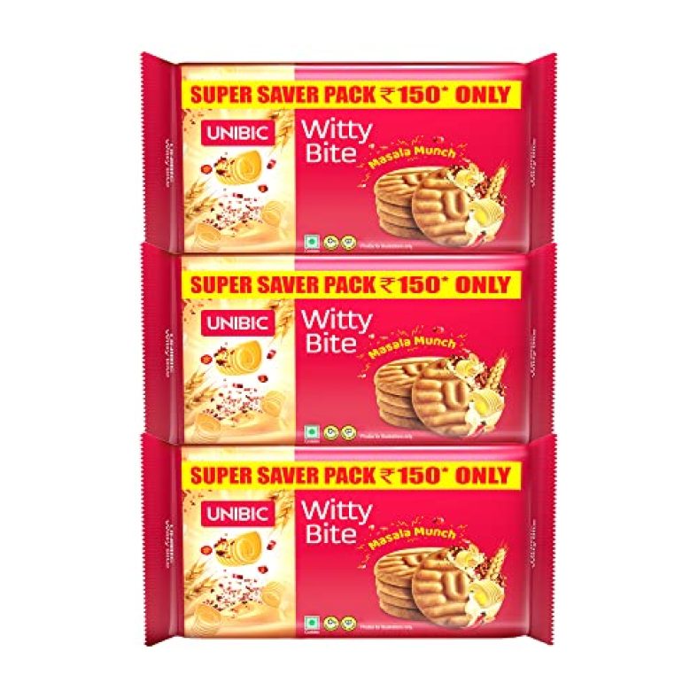 Unibic : Witty Bite -500Gm (Pack Of 3)