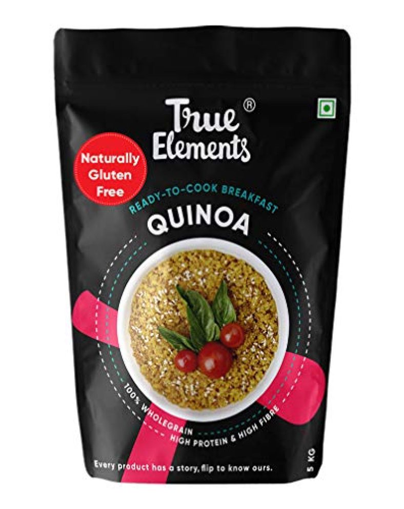 True Elements Quinoa 5Kg – Certified Gluten Free Quinoa | Diet Food For Weight Loss | Quinoa Seeds