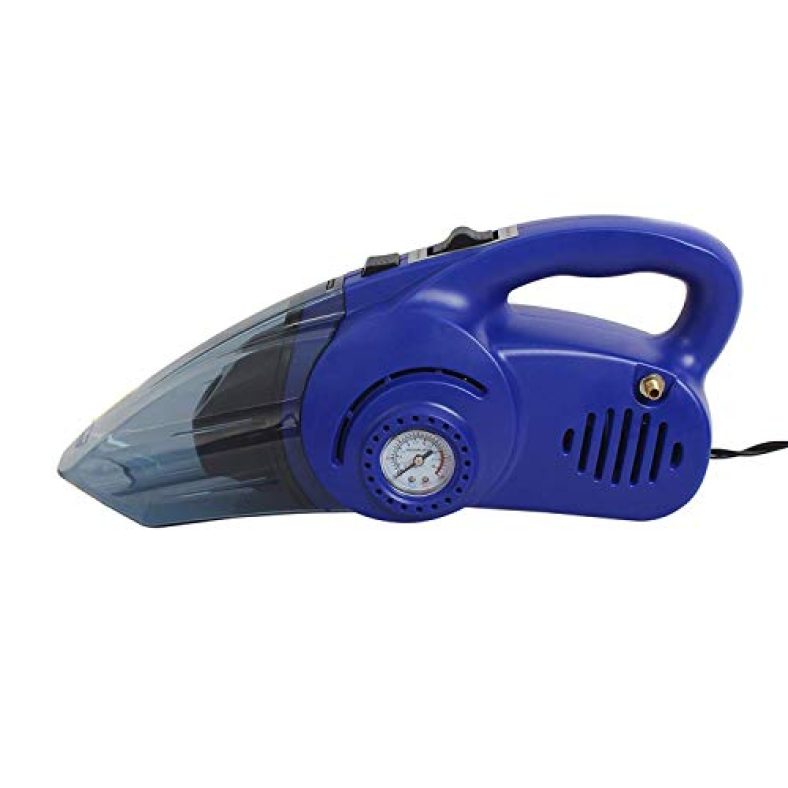 Oshotto 100W Heavy Duty Car Vacuum Cleaner Cum 120W Heavy Duty Air Compressor/Tyre Inflator (2 In 1) Compatible With Maruti Alto-800 – (Blue)