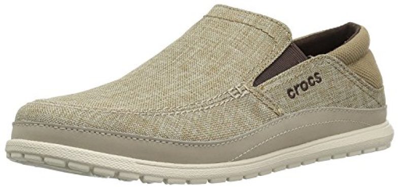 Crocs Men’S Santa Cruz Playa Slip-On Khaki/Stucco Loafer-6 Uk (M7) (204835)