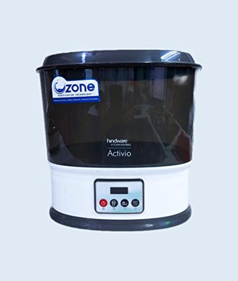 Hindware Activio, White And Grey, Small (Vc000001)