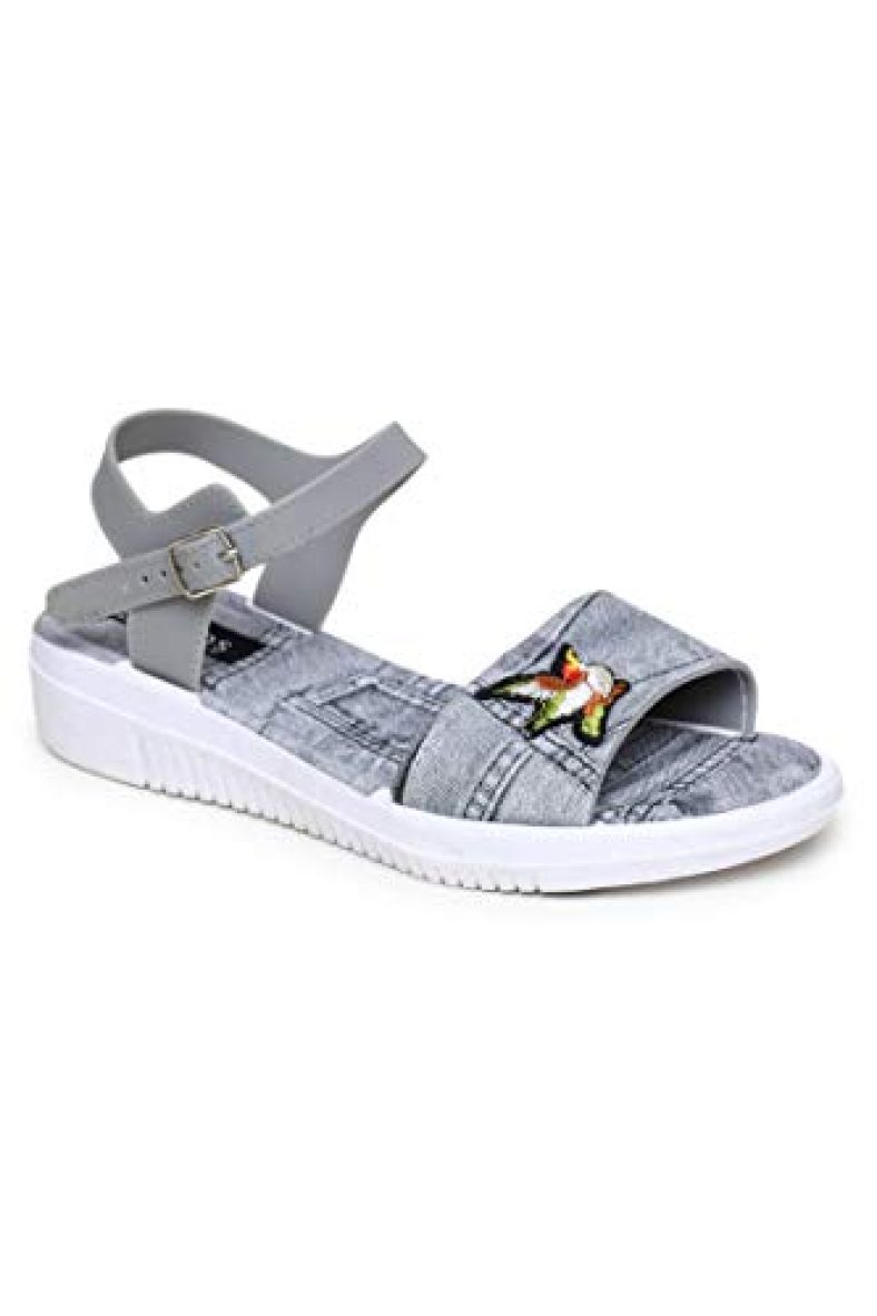 Sapatos Women’S Grey Fashion Sandal – 4 Uk