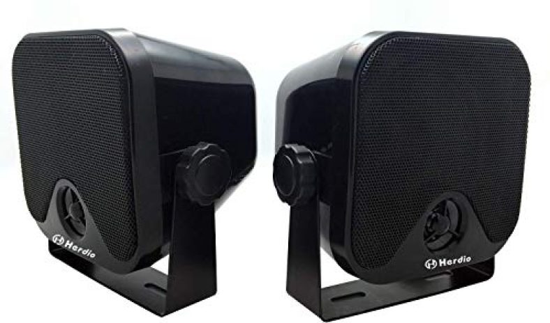 Herdio Hs-61B 100 Watt Outdoor Speaker (Black)