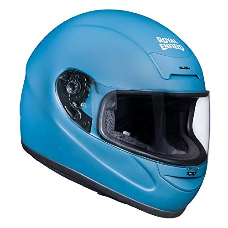 Royal Enfield Old Madras Full Face Helmet Matt Squadron Blue M (Rrghen000055)