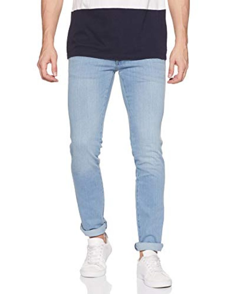 Wrangler Men’S Slim Fit Jeans (W31838W2283G_Jsw-Light Wash_42W X 34L)