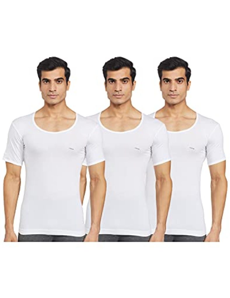 Dollar Pack Of 3 Lehar Mens White Vest