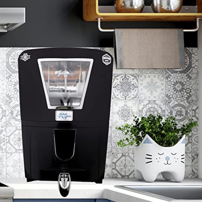 Aqua Libra Black Color Water Purifier With Uv+Copper+Uf Purifier For Home For Kitchen(For Corporation Water Only 200 Ppm Tds)