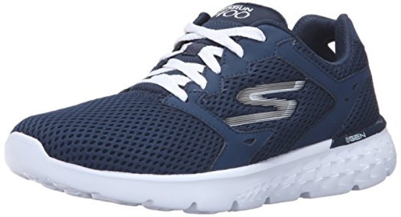 Skechers Girl’S Gorun 400 Navy/White Running Shoes-5 Uk (6 Us) (14350)