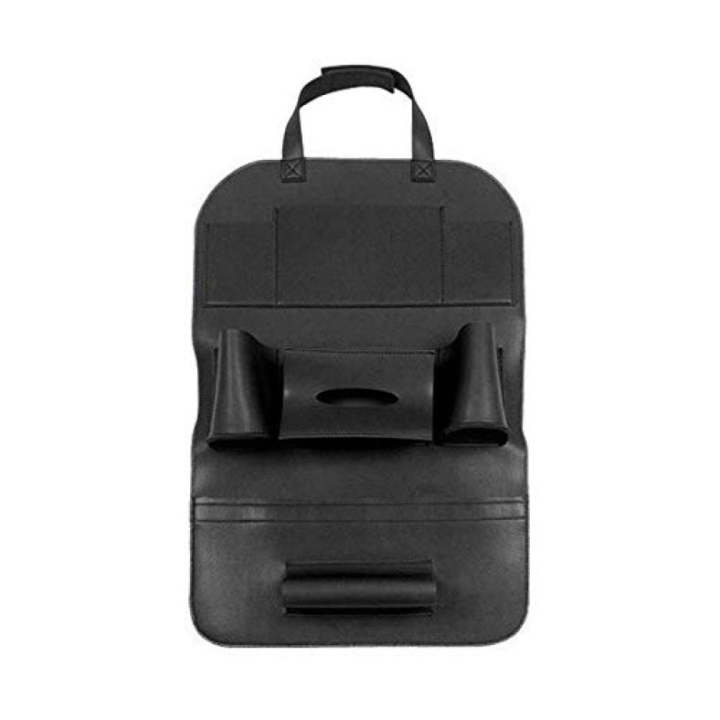 Oshotto Car Backseat Storage Organizer Phone Holder,Multi-Pocket For Bottles, Tissue Boxes,Kids Toy Storage And Great Travel Accessory Compatible With Maruti Suzuki Swift 2018 (Black)
