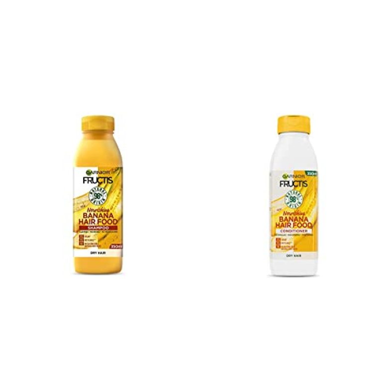 Garnier Fructis Hair Food Nourishing Banana Shampoo + Conditioner (Combo Pack Of 2)