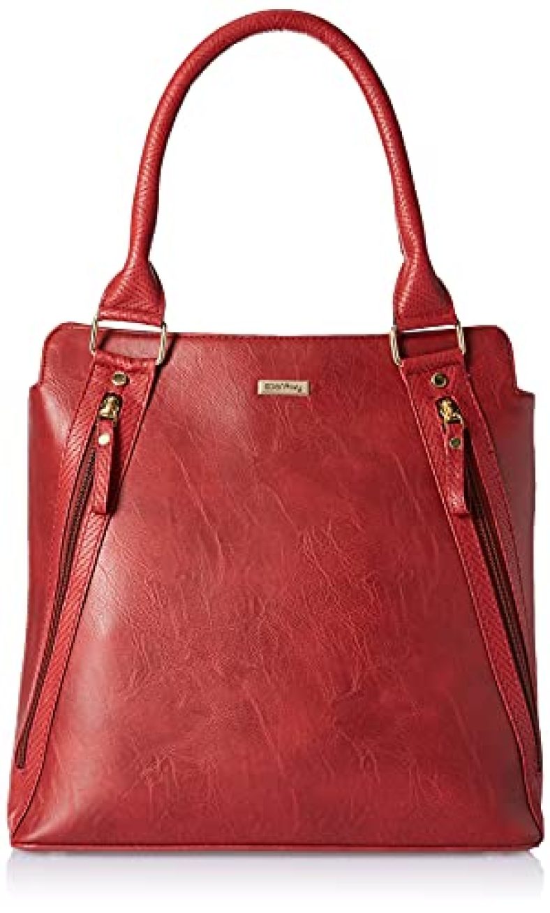 Amazon Brand- Eden & Ivy Women’S Eden & Ivy Handbag With Front Pockets (Cherry)