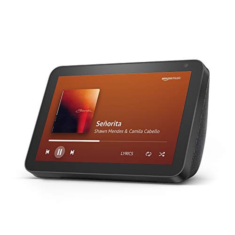 Echo Show 8 (1St Gen, 2020 Release) – Smart Speaker With 8″ Hd Screen, Stereo Sound & Hands-Free Entertainment With Alexa (Black)