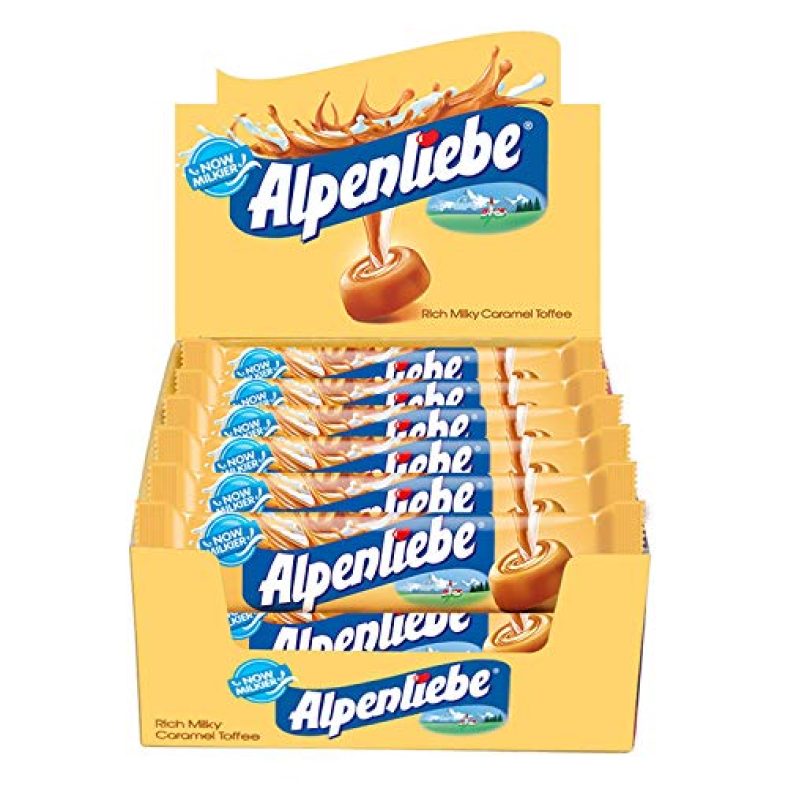 Alpenliebe Gold, Caramel Candy Stick Pack, 720 G- Pack Of 20