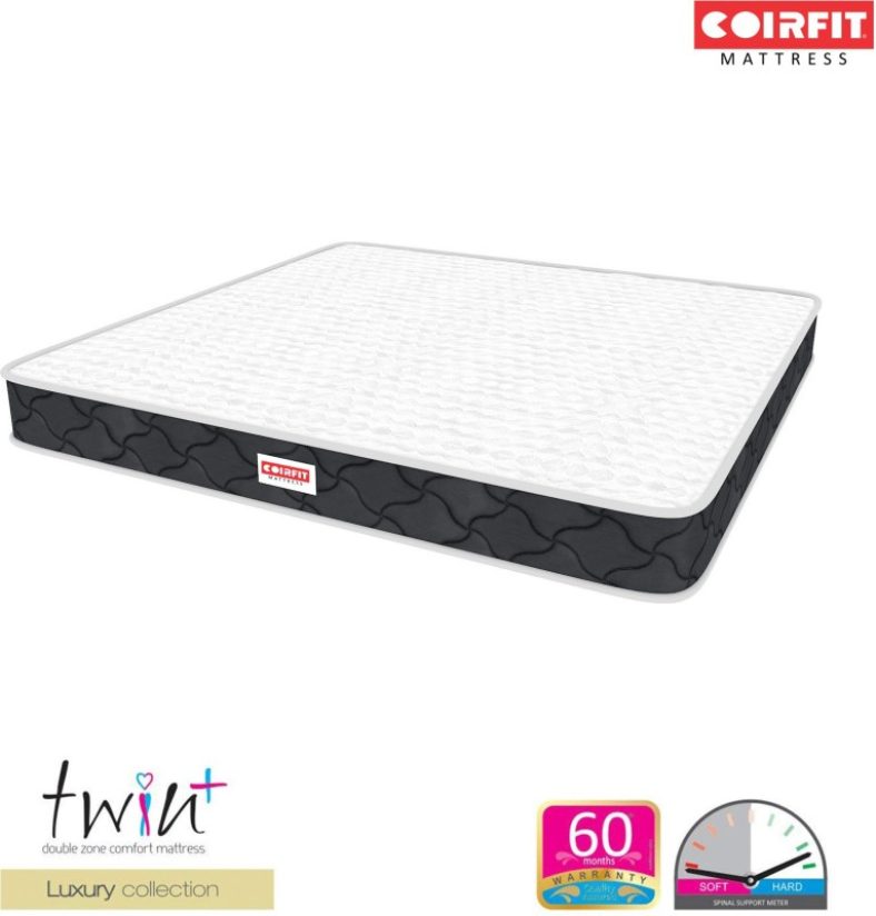 Coirfit Twin Plus Latexo Dual Comfort 6 Inch Single Memory Foam Mattress(L X W: 72 Inch X 30 Inch)