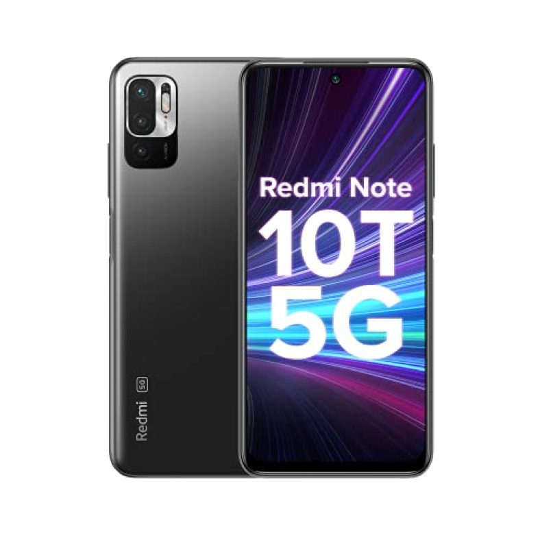 Redmi Note 10T 5G (Graphite Black, 4Gb Ram, 64Gb Storage) | Dual5G | 90Hz Adaptive Refresh Rate | Mediatek Dimensity 700 7Nm Processor