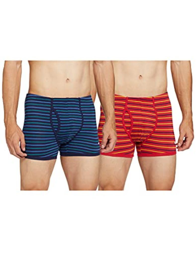 Men’S Stretch Trunk Stripe- Pack Of 2