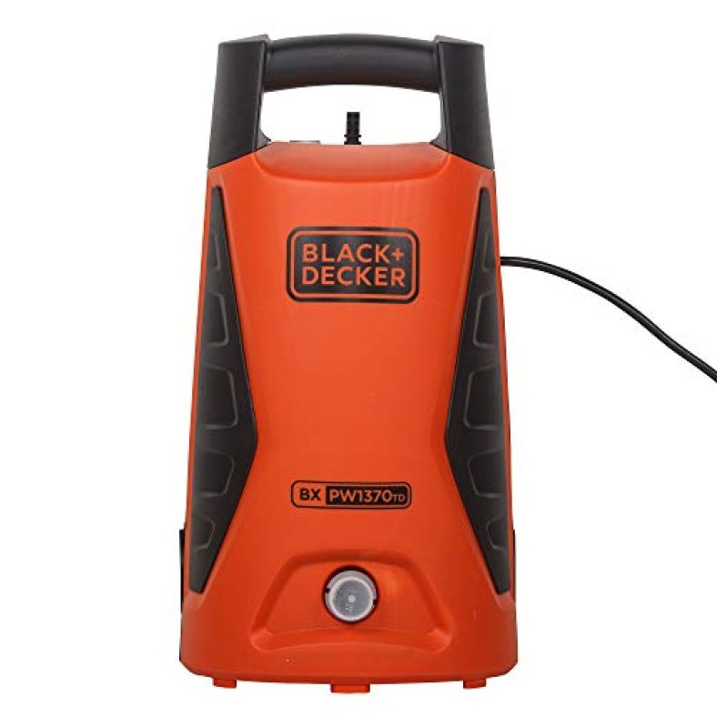 Black+Decker Pw1370Td-In 1300W 100Bar, 360L/Hr Pressure Washer For Car Wash And Home Use (Orange And Black)