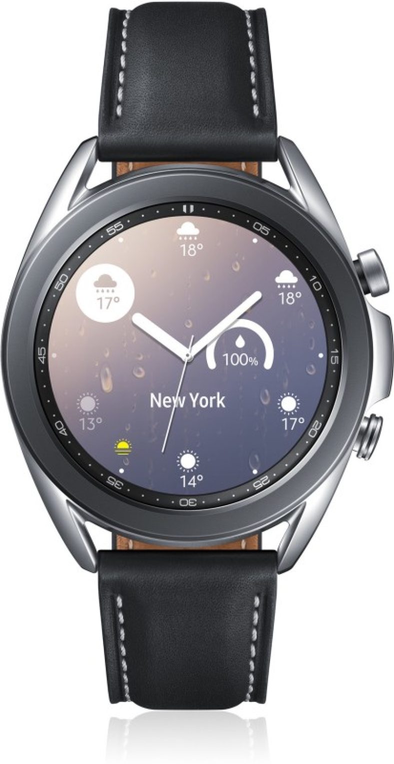Samsung Galaxy Watch 3 41 Mm Smartwatch(Black Strap, Regular)