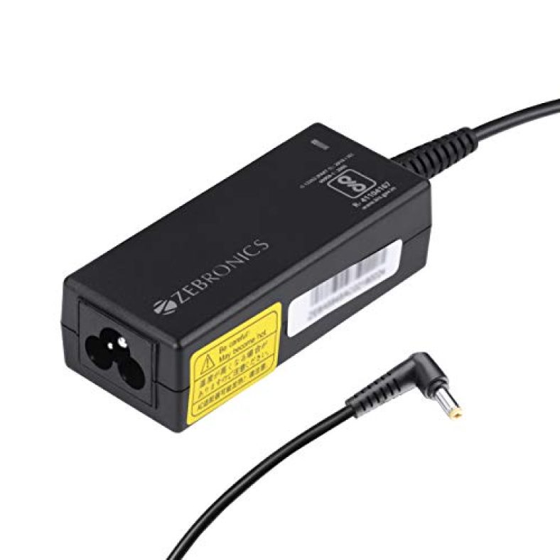 Zebronics Zeb- La401719030H 30W Laptop Adapter With 4.0 X 1.7Mm Connector