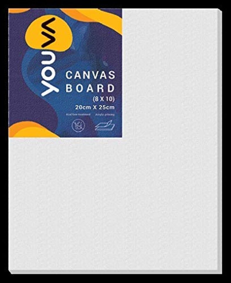Navneet Youva | Canvas Board | 20.32 Cm X 25.4 Cm (8X10 Inch) | Pack Of 4