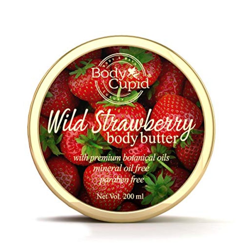 Body Cupid Wild Strawberry Body Butter With Shea And Cocoa Butters – 200 Ml