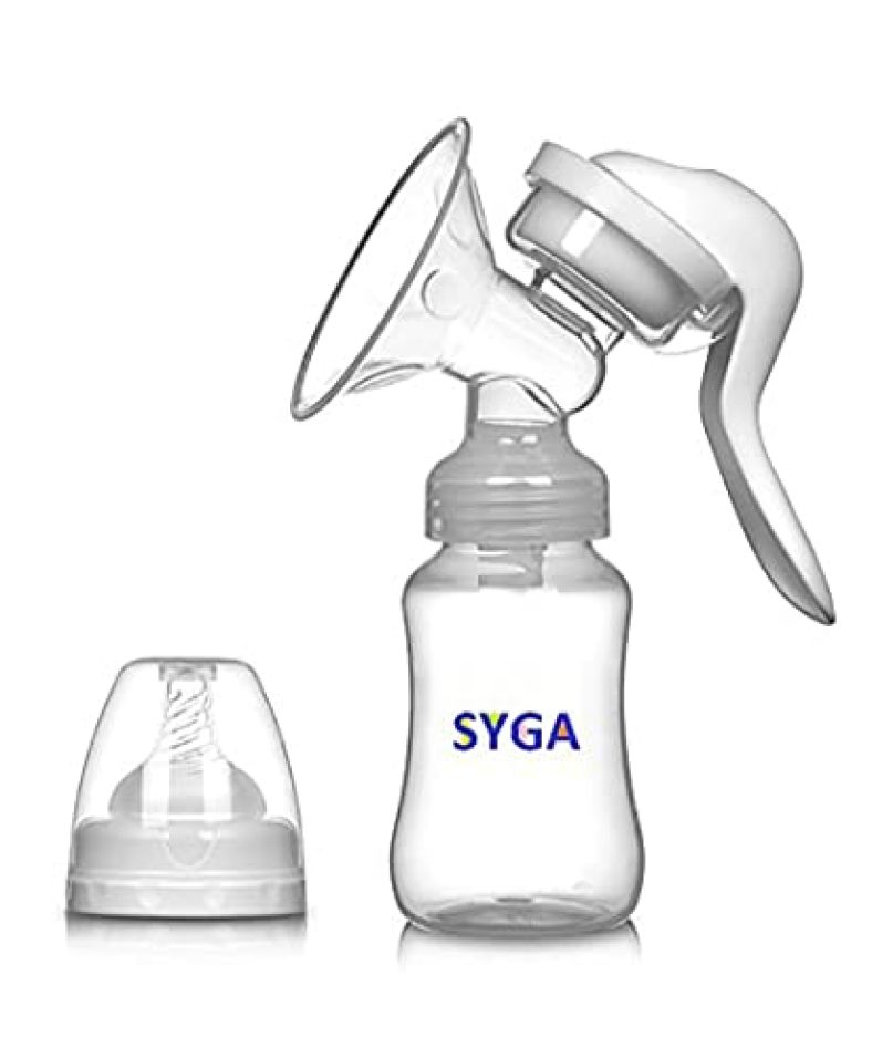 Syga Manual Breast Pump With Feeding Nipple