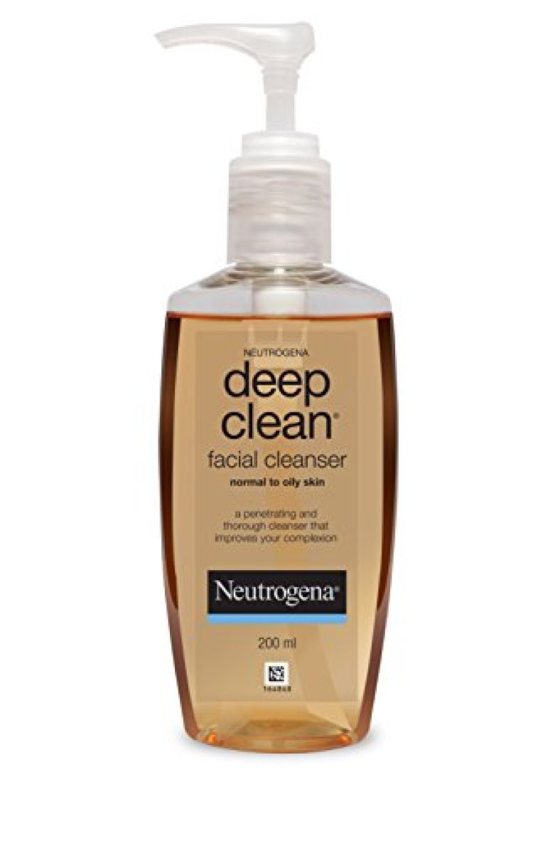 Neutrogena Deep Clean Facial Cleanser For Normal To Oily Skin, 200Ml