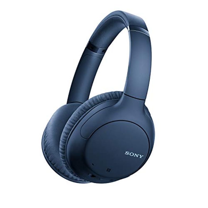 (Renewed) Sony Wh-Ch710N Noise Cancelling Wireless Headphones : Bluetooth Over The Ear Headset With Mic For Phone-Call, 35 Hours Battery Life, Quick Charge And Google Assitant – Blue