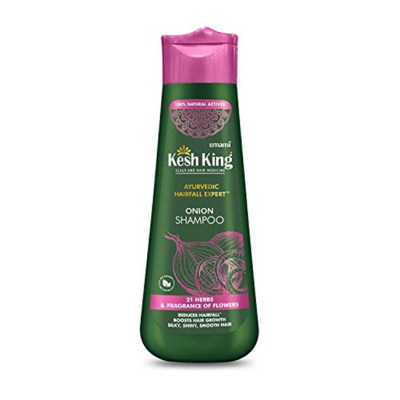 Kesh King Ayurvedic Onion Shampoo With 21 Herbs, Reduces Hairfall & Boost Hair Growth, 300Ml