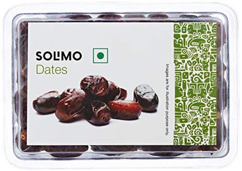 Amazon Brand – Solimo Dried Dates 500G