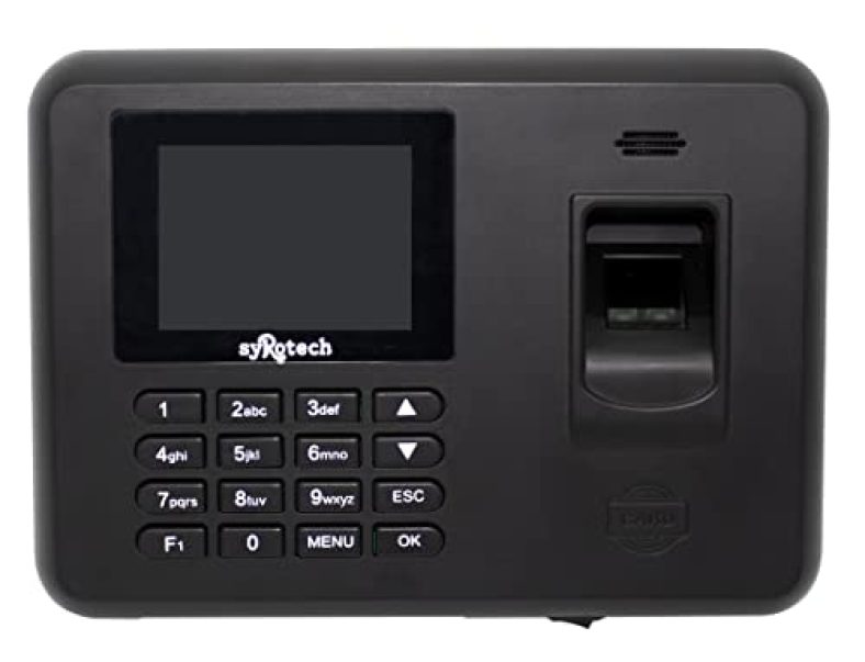 Syrotech Standalone Biometric Fingerprint Attendance Machine, Tcp/Ip Usb Communication, Password And Rfid Card Scanner (Sy-7)