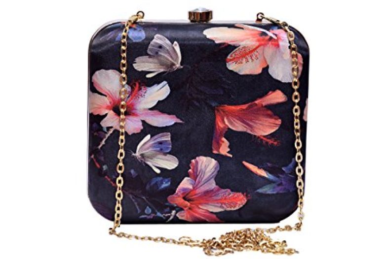 Sugarcrush Women’S Clutch (Sug-Newlaunchblackfloralprint_Black)
