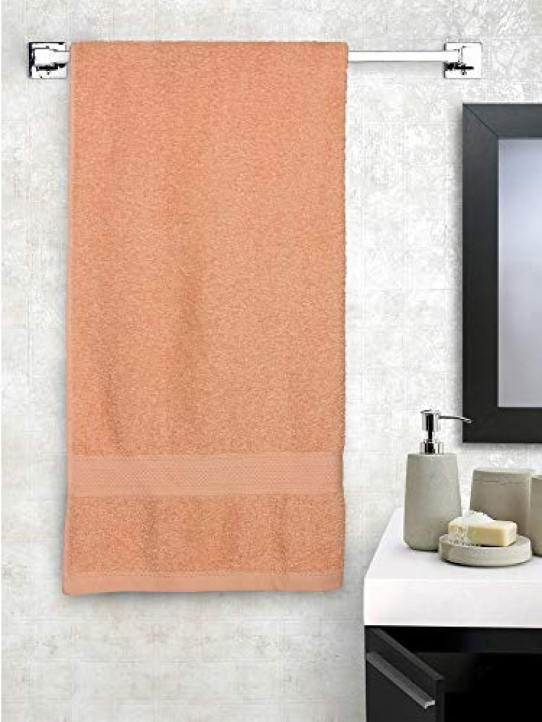 Raymond Home Light Orange Cotton Towel