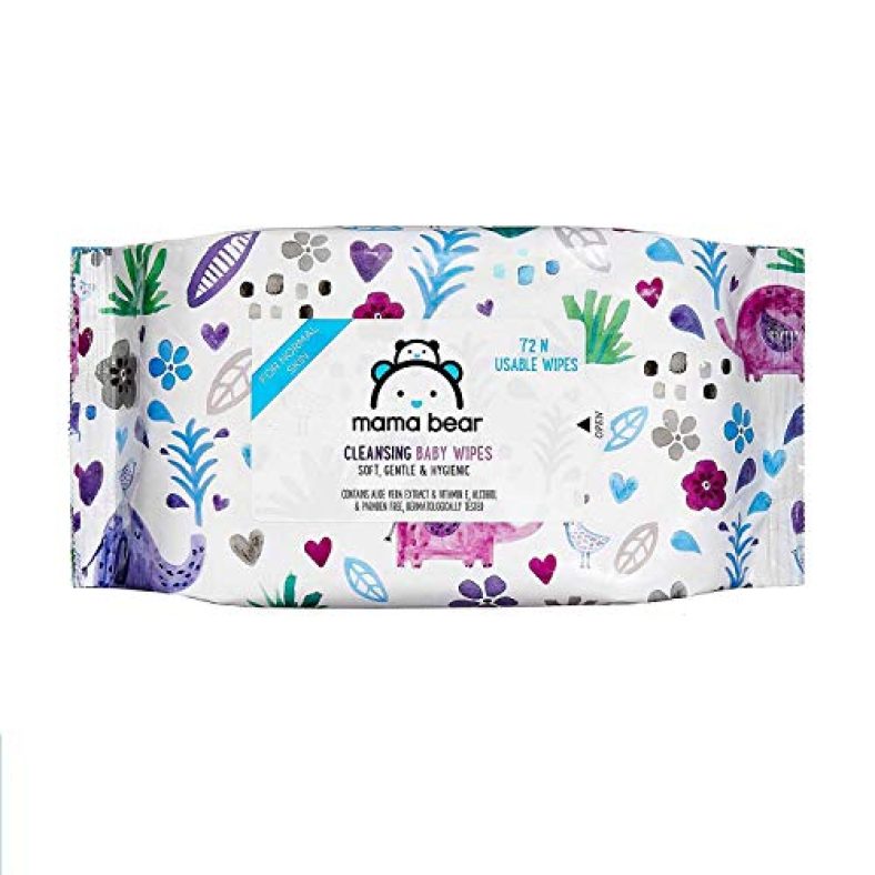 Mama Bear Wet Wipes (Pack Of 8, 72 Sheets Per Pack)