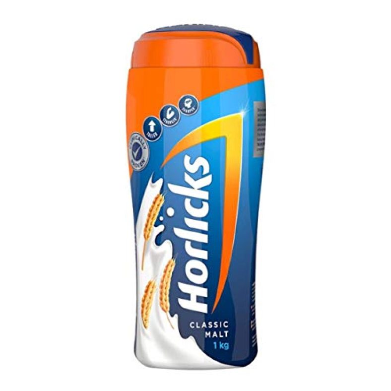 Horlicks Health & Nutrition Drink – 1 Kg Pet Jar (Classic Malt)