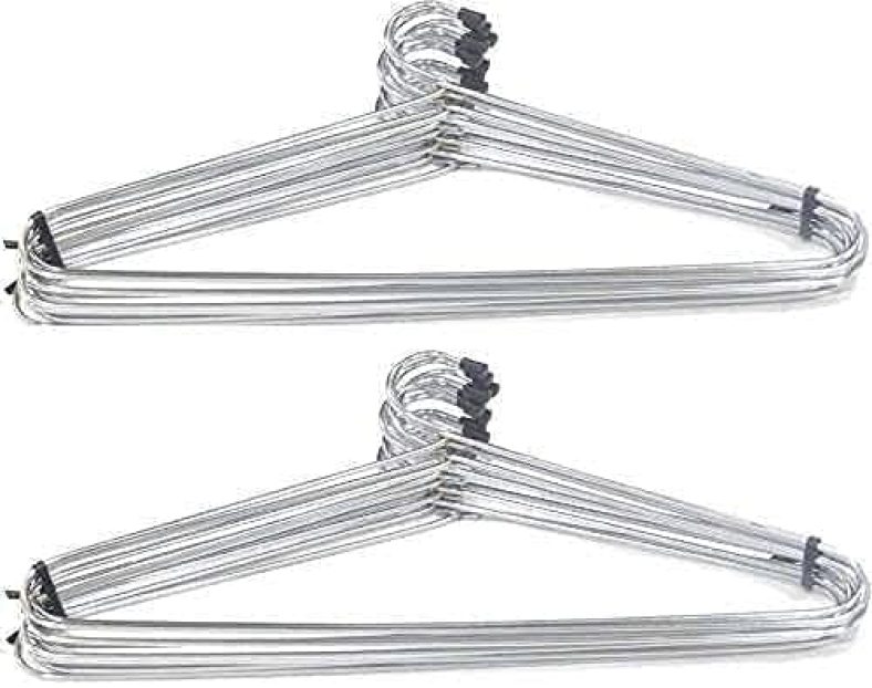 Stainless Steel Cloth Hanger Pack Of 12 Pcs