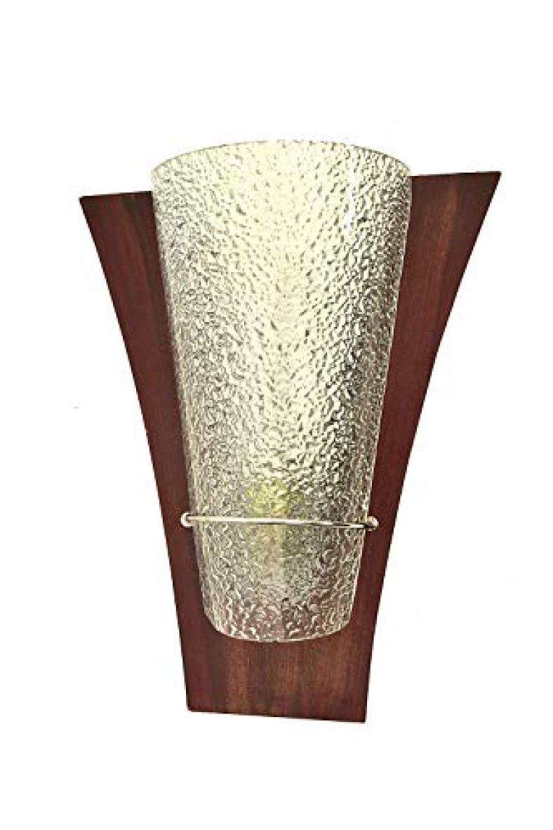 Tu Casa Iron Bathroom Light, Clear