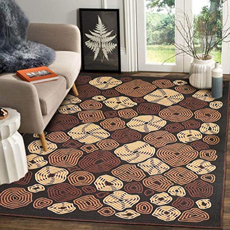 Status 3D Printed Carpet Rug Runner For Bedroom/Living Area/Home With Anti Slip Backing (5 X 7 Feet-Large, Multi)-Pack Of 1