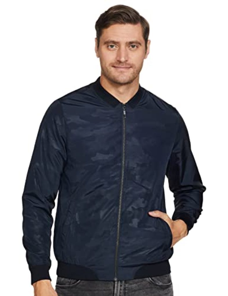 Van Heusen Men’S Car Coat (Vdjkebof613471L_Navy_L)