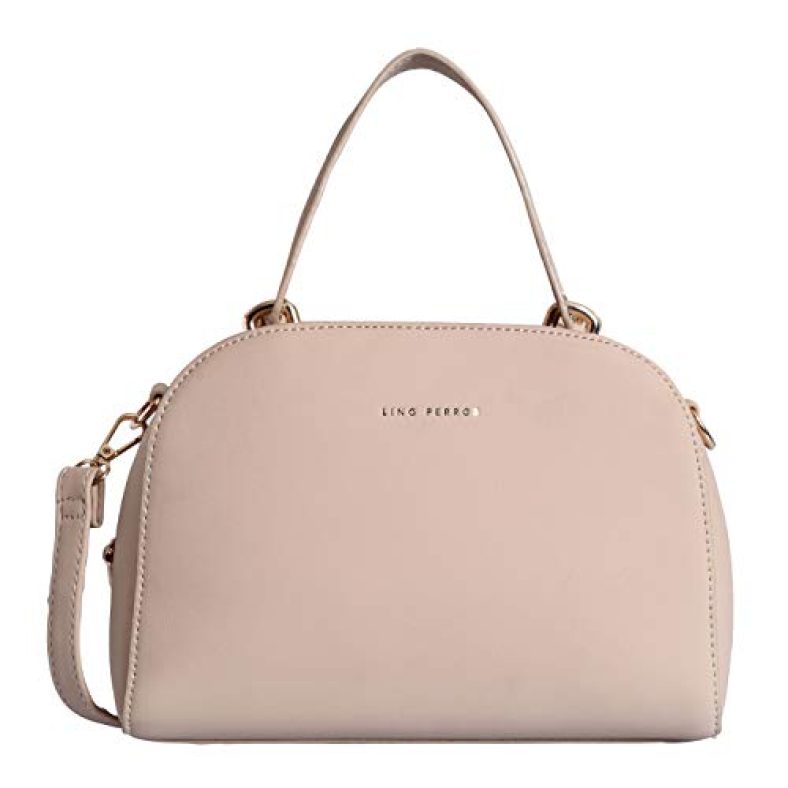 Lino Perro Grey Colored Hand Bag (Beige)