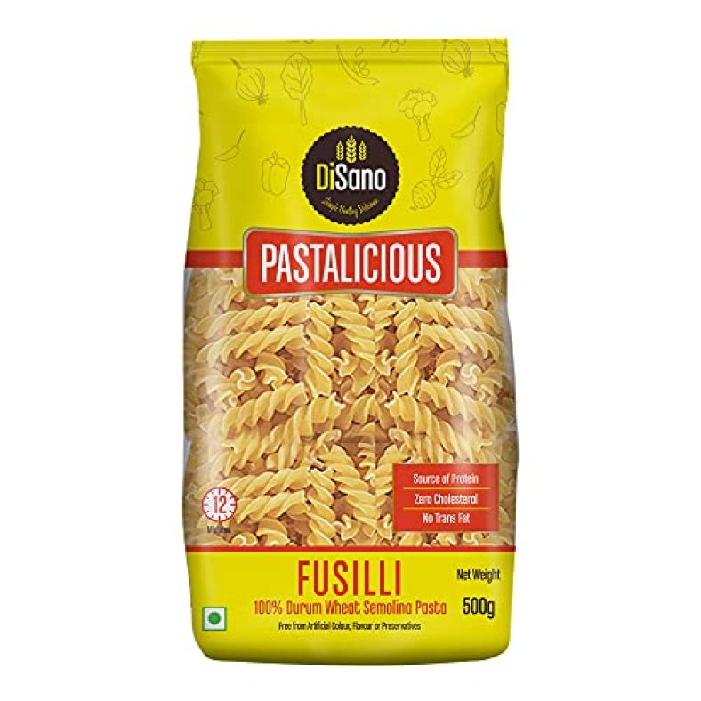 Disano Pastalicious 100% Durum Wheat Fusilli Pasta, 1Kg