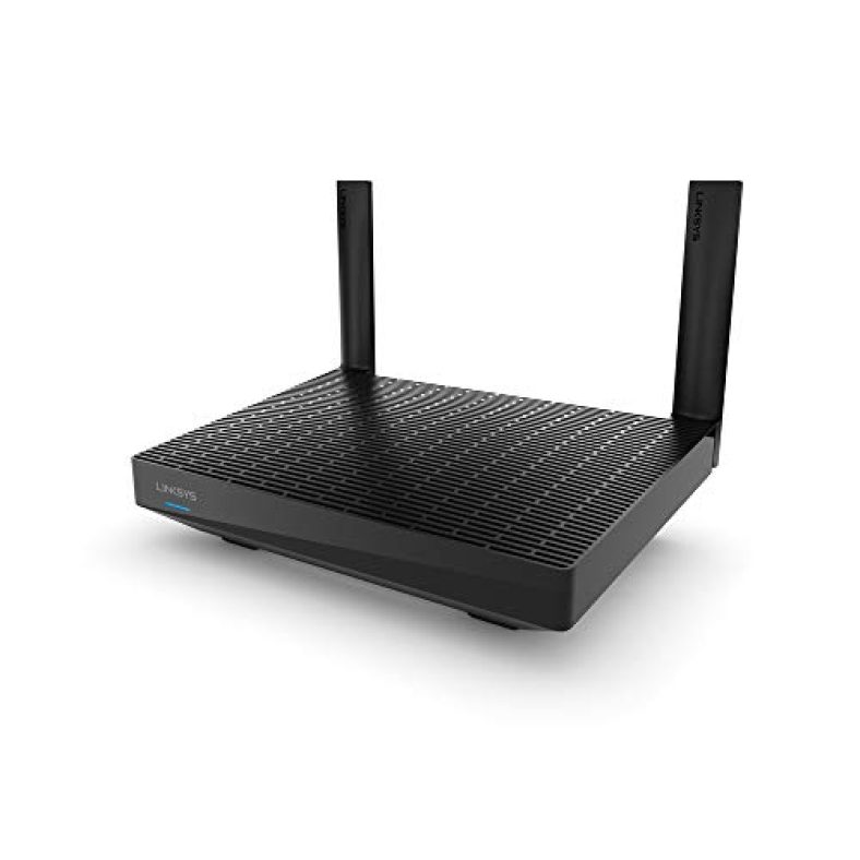 Linksys Max-Stream Mr7350 Ax1800 Mesh Wi-Fi 6 Router (Dual-Band Mesh Router) Mu-Mimo,Enhance Speed Up To 1.8 Gbps And Coverage Up To 1,500 Sq Ft,20 + Devices,Easy App Set Up,Mr7350-Ah