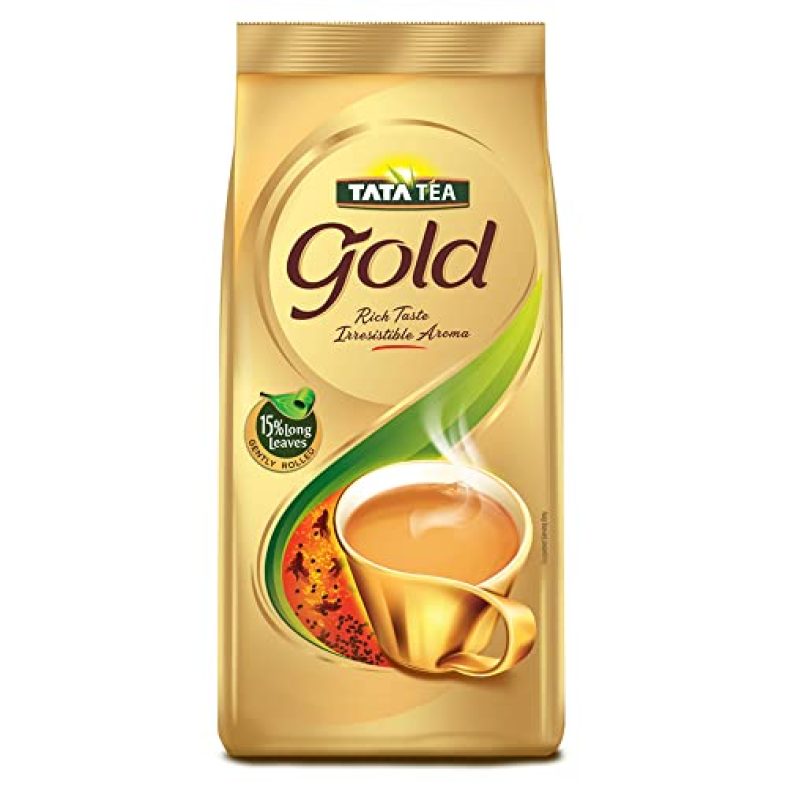 Tata Tea Gold | Assam Teas With Gently Rolled Aromatic Long Leaves | Rich & Aromatic Chai | Black Tea | 500G