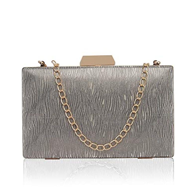 Lavie Women’S Frame Clutch Bags | Detachable Chain Sling Strap | Ladies Purse Wallet