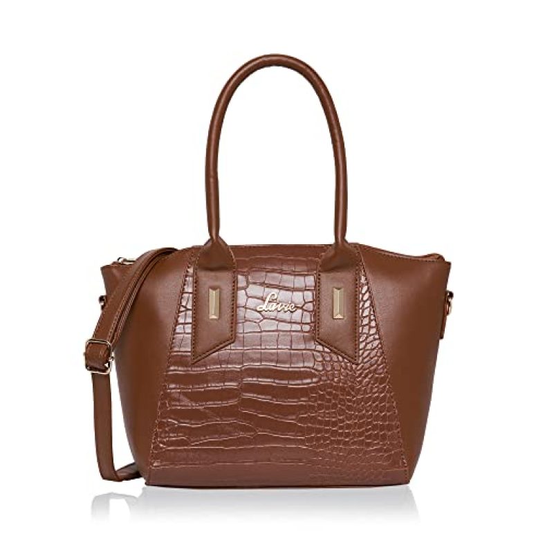 New Lavie Women’S Glossy Pammy Satchel Bag | Ladies Purse Handbag