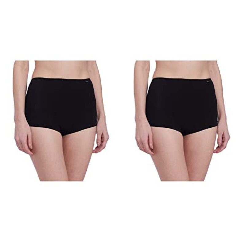 Jockey Women’S Boy Leg Short (Ss04_Black_M) And Women’S Boy Leg Short (Ss04_Black_S)