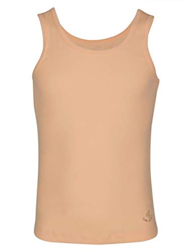 Jockey Girl’S Plain Regular Fit Tank Top (Sg02_Skin_12)